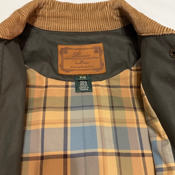 Lauren Ralph Lauren Cotton Barn Jacket Corduroy Collar P/M New W/O Tag - Picture 2 of 10